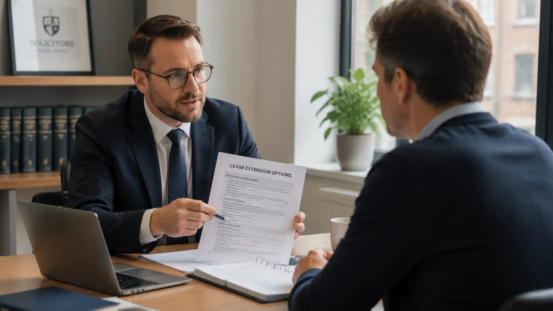 lease variation solicitors advising client on lease extension options